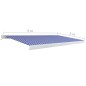 vidaXL Toldo de carrete motorizado azul y blanco 500x300 cm vidaXL Toldo de carrete motorizado azul y blanco 500x300 cm
