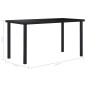 vidaXL Juego de comedor 5 piezas cuero sintético color capuchino