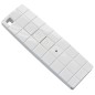 vidaXL Toldo de carrete motorizado azul y blanco 400x300 cm