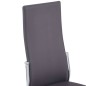 vidaXL Juego de comedor 9 piezas cuero sintético gris vidaXL Juego de comedor 9 piezas cuero sintético gris