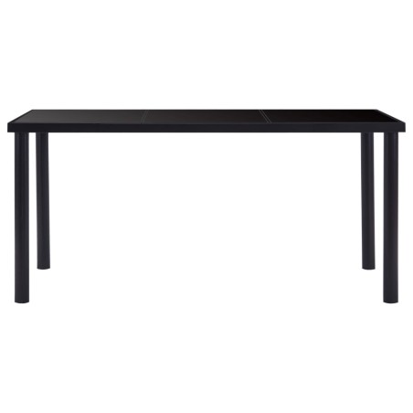 vidaXL Juego de comedor 7 piezas cuero sintético gris