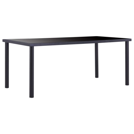 vidaXL Juego de comedor 9 piezas cuero sintético gris