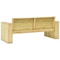 vidaXL Juego de muebles de jardín 3 piezas madera de pino impregnada vidaXL Juego de muebles de jardín 3 piezas madera de pino impregnada