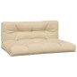 vidaXL Cojines para palets 2 unidades tela beige vidaXL Cojines para palets 2 unidades tela beige