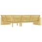 vidaXL Juego de muebles de jardín 3 piezas madera de pino impregnada vidaXL Juego de muebles de jardín 3 piezas madera de pino impregnada