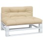 vidaXL Cojines para palets 2 unidades tela beige vidaXL Cojines para palets 2 unidades tela beige
