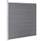 vidaXL Valla de jardín de WPC gris 872x186 cm vidaXL Valla de jardín de WPC gris 872x186 cm