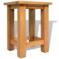 vidaXL Mesas auxiliares 2 unidades madera maciza de roble 27x24x37 cm vidaXL Mesas auxiliares 2 unidades madera maciza de roble 27x24x37 cm