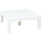 vidaXL Juego de muebles de jardín 3 piezas plástico blanco vidaXL Juego de muebles de jardín 3 piezas plástico blanco