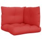 vidaXL Cojines para palets 3 unidades tela rojo vidaXL Cojines para palets 3 unidades tela rojo