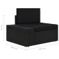 vidaXL Juego de muebles de jardín 5 piezas ratán sintético negro vidaXL Juego de muebles de jardín 5 piezas ratán sintético negro