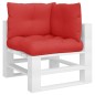 vidaXL Cojines para palets 3 unidades tela rojo vidaXL Cojines para palets 3 unidades tela rojo