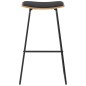 vidaXL Taburetes de cocina 6 unidades cuero sintético negro vidaXL Taburetes de cocina 6 unidades cuero sintético negro