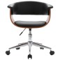vidaXL Sillas de comedor giratorias 2 unidades cuero sintético negro vidaXL Sillas de comedor giratorias 2 unidades cuero sintético negro