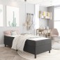 vidaXL Cama box spring tela gris oscuro 100x200 cm vidaXL Cama box spring tela gris oscuro 100x200 cm