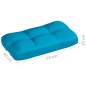 vidaXL Cojines para sofá de palets 7 piezas azul vidaXL Cojines para sofá de palets 7 piezas azul
