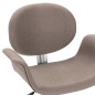vidaXL Sillas de comedor giratorias 4 unidades tela color gris taupe vidaXL Sillas de comedor giratorias 4 unidades tela color gris taupe