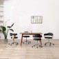 vidaXL Sillas de comedor giratorias 4 unidades cuero sintético negro vidaXL Sillas de comedor giratorias 4 unidades cuero sintético negro