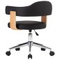 vidaXL Sillas de comedor giratorias 4 unidades cuero sintético negro vidaXL Sillas de comedor giratorias 4 unidades cuero sintético negro
