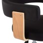 vidaXL Sillas de comedor giratorias 4 unidades cuero sintético negro vidaXL Sillas de comedor giratorias 4 unidades cuero sintético negro
