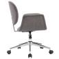 vidaXL Sillas de comedor giratorias 2 unidades tela gris vidaXL Sillas de comedor giratorias 2 unidades tela gris