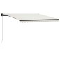 vidaXL Toldo manual retráctil color crema 400x300 cm vidaXL Toldo manual retráctil color crema 400x300 cm