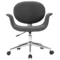vidaXL Sillas de comedor giratorias 4 unidades tela gris vidaXL Sillas de comedor giratorias 4 unidades tela gris