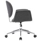 vidaXL Sillas de comedor giratorias 4 unidades tela gris vidaXL Sillas de comedor giratorias 4 unidades tela gris