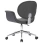 vidaXL Sillas de comedor giratorias 4 unidades tela gris vidaXL Sillas de comedor giratorias 4 unidades tela gris