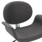 vidaXL Sillas de comedor giratorias 4 unidades tela gris vidaXL Sillas de comedor giratorias 4 unidades tela gris