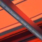 vidaXL Toldo retráctil manual con LED naranja y marrón 300x250 cm vidaXL Toldo retráctil manual con LED naranja y marrón 300x250 cm