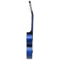 vidaXL Guitarra clásica para principiantes con funda azul 4/4 39" vidaXL Guitarra clásica para principiantes con funda azul 4/4 39"