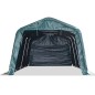 vidaXL Carpa para ganado desmontable PVC verde oscuro 550g/m² 3,3x6,4m