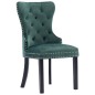 vidaXL Sillas de comedor 6 unidades terciopelo verde oscuro vidaXL Sillas de comedor 6 unidades terciopelo verde oscuro