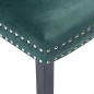 vidaXL Sillas de comedor 6 unidades terciopelo verde oscuro vidaXL Sillas de comedor 6 unidades terciopelo verde oscuro