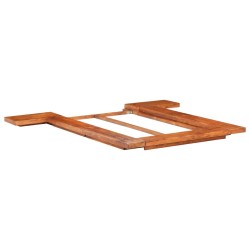 vidaXL Estructura para futón japonés madera maciza de acacia 120x200 cm