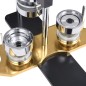 vidaXL Máquina de hacer insignias con 500 piezas de chapas 44 mm vidaXL Máquina de hacer insignias con 500 piezas de chapas 44 mm