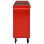 vidaXL Carro para herramientas con 10 cajones acero rojo vidaXL Carro para herramientas con 10 cajones acero rojo