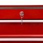 vidaXL Carro para herramientas con 10 cajones acero rojo vidaXL Carro para herramientas con 10 cajones acero rojo