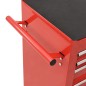 vidaXL Carro para herramientas con 21 cajones acero rojo vidaXL Carro para herramientas con 21 cajones acero rojo