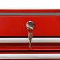 vidaXL Carro para herramientas con 21 cajones acero rojo vidaXL Carro para herramientas con 21 cajones acero rojo