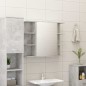 vidaXL Conjunto de muebles de baño 3 piezas aglomerado gris hormigón vidaXL Conjunto de muebles de baño 3 piezas aglomerado gris hormigón