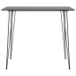 vidaXL Mesa alta y taburetes de bar 5 piezas negro vidaXL Mesa alta y taburetes de bar 5 piezas negro