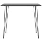 vidaXL Mesa alta y taburetes de bar 7 piezas negro y blanco vidaXL Mesa alta y taburetes de bar 7 piezas negro y blanco