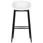 vidaXL Mesa alta y taburetes de bar de 7 piezas blanco vidaXL Mesa alta y taburetes de bar de 7 piezas blanco