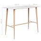 vidaXL Set de muebles de bar de 7 piezas blanco vidaXL Set de muebles de bar de 7 piezas blanco
