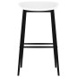 vidaXL Mesa alta y taburetes de bar 7 piezas blanco vidaXL Mesa alta y taburetes de bar 7 piezas blanco