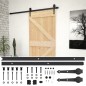 vidaXL Puerta corredera con herrajes madera maciza de pino 80x210 cm vidaXL Puerta corredera con herrajes madera maciza de pino 80x210 cm