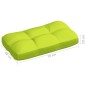 vidaXL Cojines para sofá de palés 7 unidades verde brillante vidaXL Cojines para sofá de palés 7 unidades verde brillante