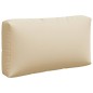 vidaXL Cojines para sofá de palets 3 unidades tela beige vidaXL Cojines para sofá de palets 3 unidades tela beige